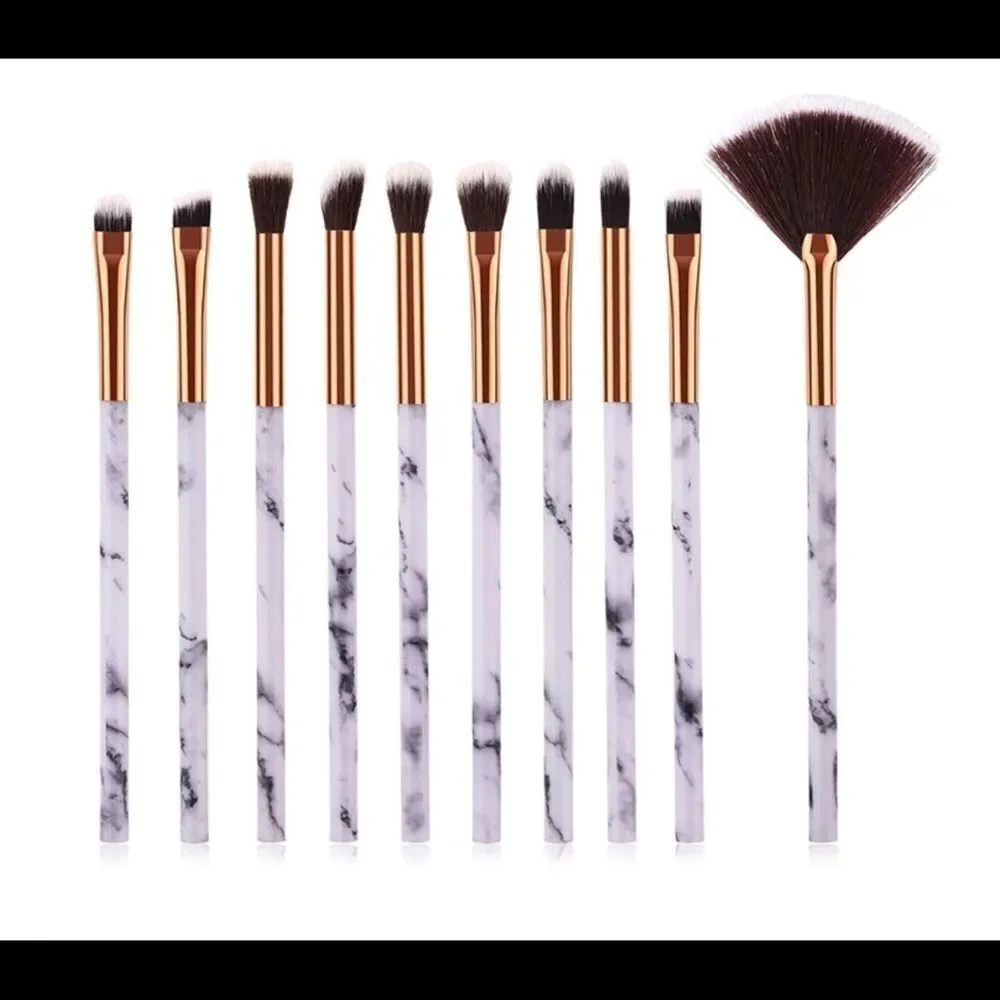 ‎10 PC TRAVEL COSMETIC BRUSH SET